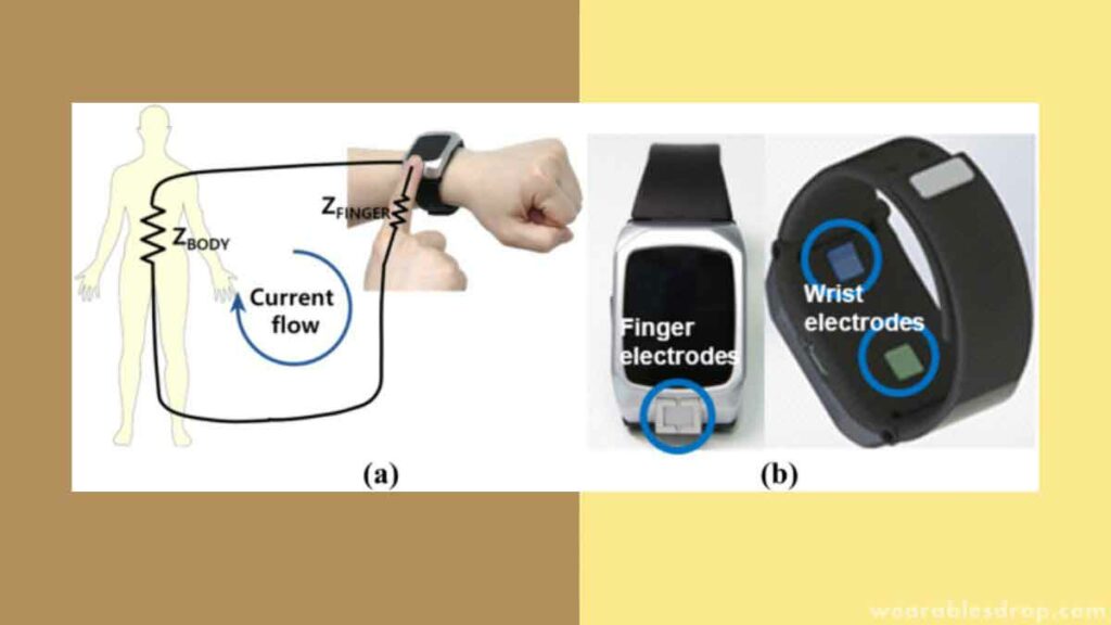 Bioimpedance sensor on Smartwatch