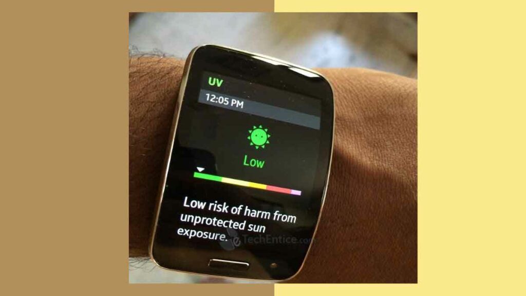 UV Sensor on Smartwatch