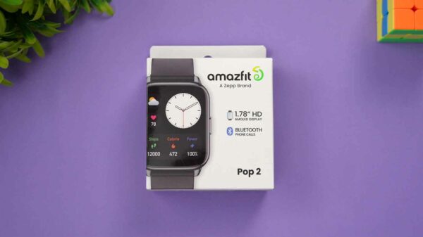 Amazfit Pop 2 Indian Retail Box