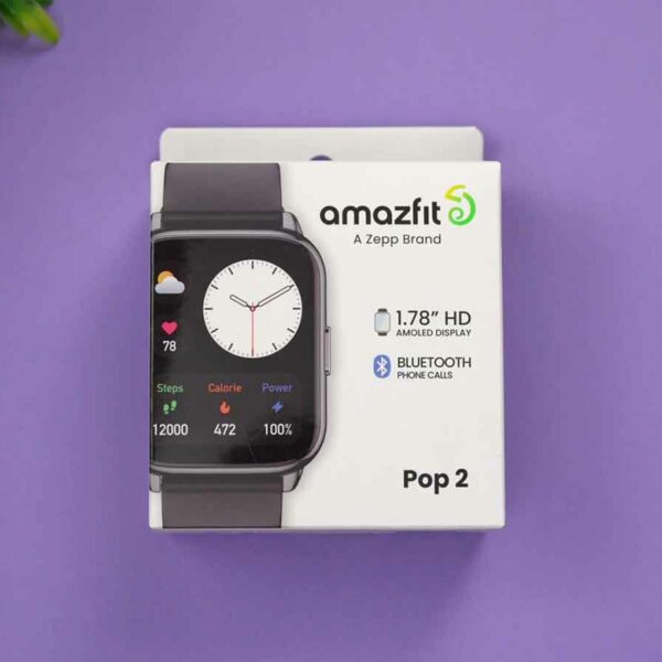 Amazfit Pop 2 Indian Retail Box